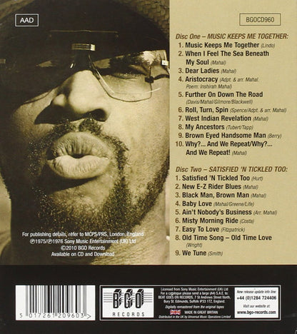 Taj Mahal : Music Keeps Me Together / Satisfied 'N Tickled Too (2xCD, Comp, RM)