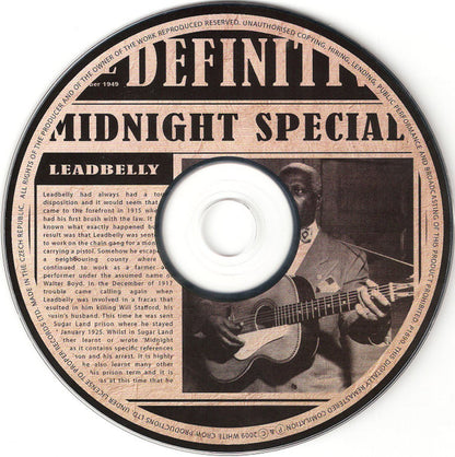 Leadbelly : The Definitive Leadbelly (3xCD, Comp + DVD + Box)