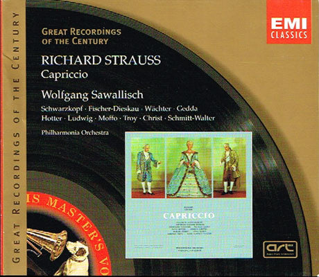 Richard Strauss, Wolfgang Sawallisch : Capriccio (2xCD, Album, Mono, RM, Car)