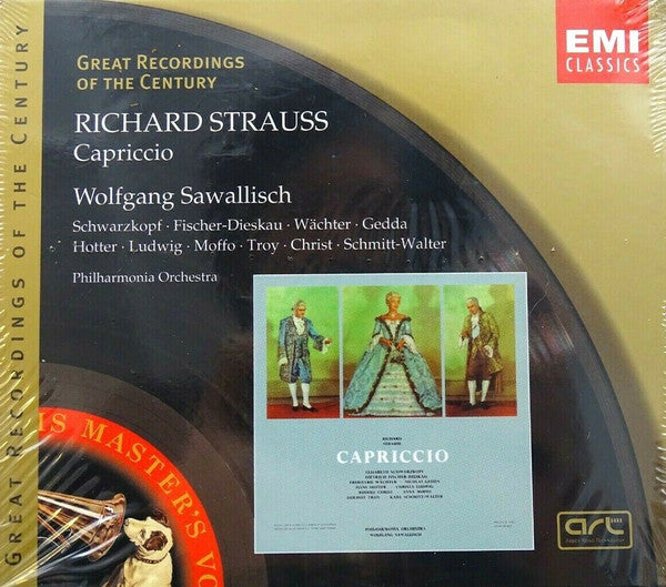 Richard Strauss, Wolfgang Sawallisch : Capriccio (2xCD, Album, Mono, RM, Car)