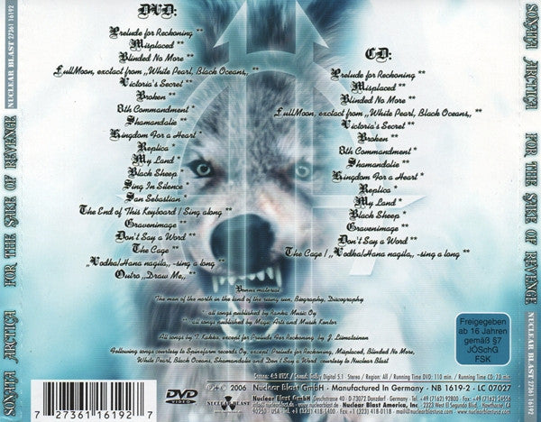 Sonata Arctica : For The Sake Of Revenge (DVD-V, NTSC + CD, Album)