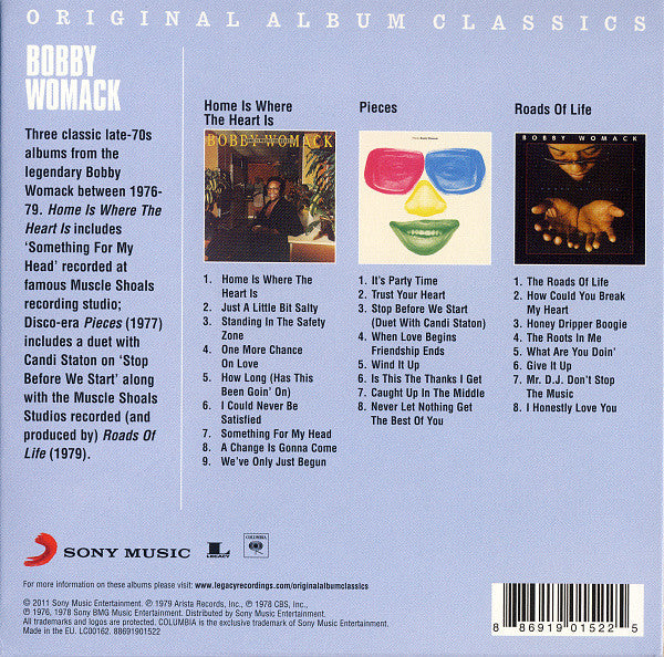 Bobby Womack : Original Album Classics (Box, Comp + CD, Album, RE + CD, Album, RE + CD, Al)