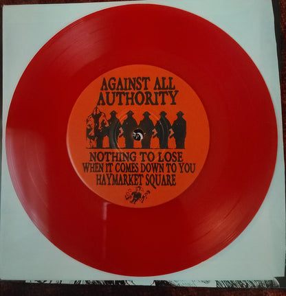 Against All Authority, Anti-Flag : Against All Authority / Anti-Flag (7", Red)
