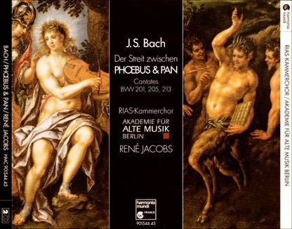 J.S. Bach* - RIAS-Kammerchor • Akademie Für Alte Musik Berlin • René Jacobs : Phoebus & Pan • Cantates BWV 201, 205, 213 (2xCD, Album)