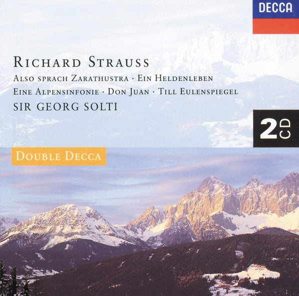 Richard Strauss - Georg Solti : Also Sprach Zarathustra • Ein Heldenleben • Eine Alpensinfonie • Don Juan • Till Eulenspiegel (2xCD, Comp, RM)