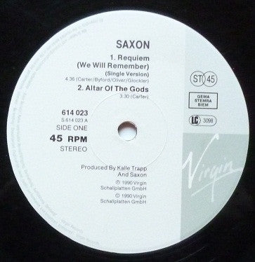 Saxon : Requiem (We Will Remember) (12")
