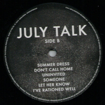 July Talk : July Talk (LP, Album, RE)
