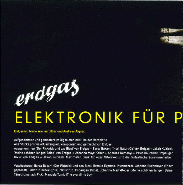 Erdgas : Elektronik Für Praxis Und Hobby (CD, Album)