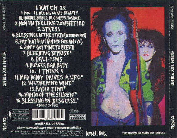 Alien Sex Fiend : Curse (CD, Album)
