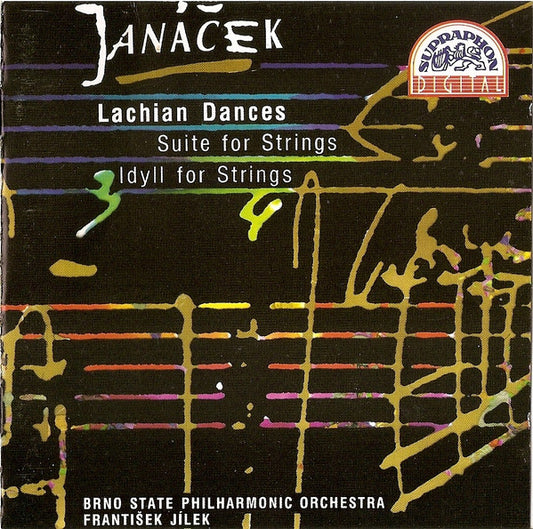 Janáček*, Brno State Philharmonic Orchestra, František Jílek : Lachian Dances / Suite For Strings / Idyll For Strings (CD, Album, RP)