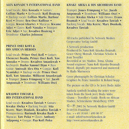 The Highlife Allstars : Sankofa (CD, Album)