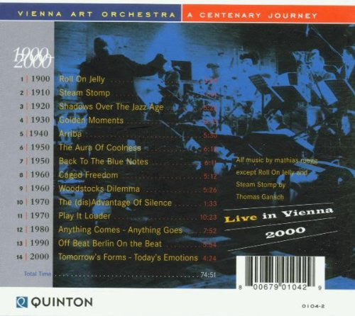 Vienna Art Orchestra : A Centenary Journey (CD, Album)