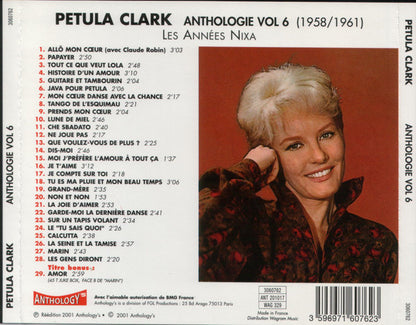 Petula Clark : Anthologie Vol 6 (1958-1961) Les Années Nixa (CD, Comp)