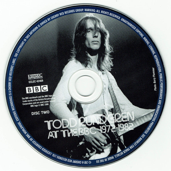 Todd Rundgren : At The BBC 1972-1982 (CD, Comp, Mono + 2xCD, Comp + DVD-V, NTSC + Box)
