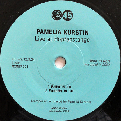 Pamelia Kurstin : Live At Hopfenstange (7", Ltd)