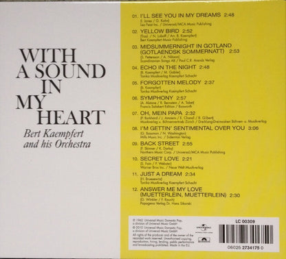 Bert Kaempfert & His Orchestra : With A Sound In My Heart (CD, Album, RE, RM)