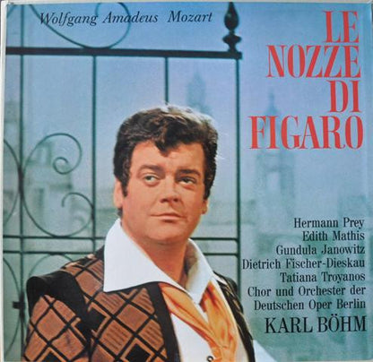Wolfgang Amadeus Mozart - Hermann Prey, Edith Mathis, Gundula Janowitz, Dietrich Fischer-Dieskau, Tatiana Troyanos, Chor der Deutschen Oper Berlin, Orchester Der Deutschen Oper Berlin, Karl Böhm : Le Nozze Di Figaro (Box + 4xLP, Club)