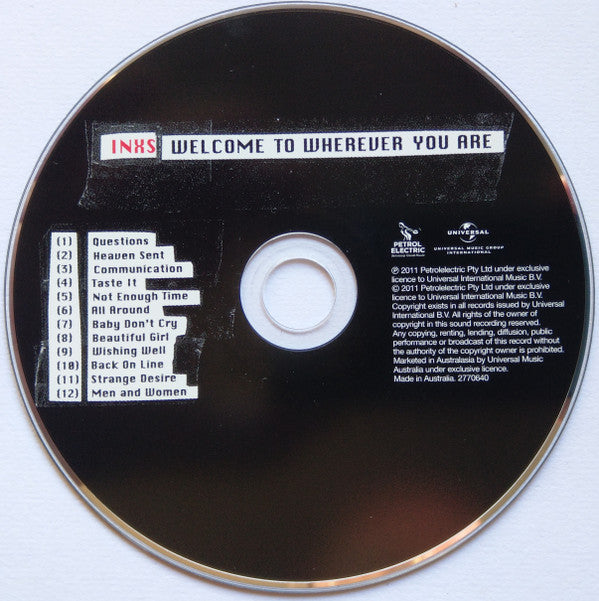 INXS : Welcome To Wherever You Are (CD, Album, RE, RM)