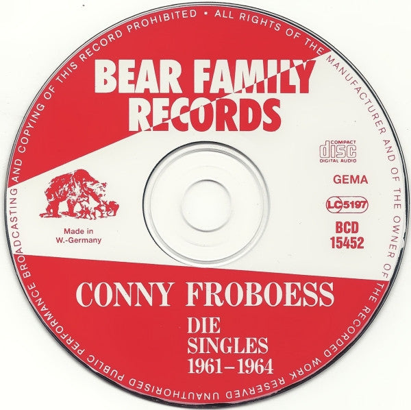 Conny Froboess : Die Singles 1961 - 1964 (CD, Comp)