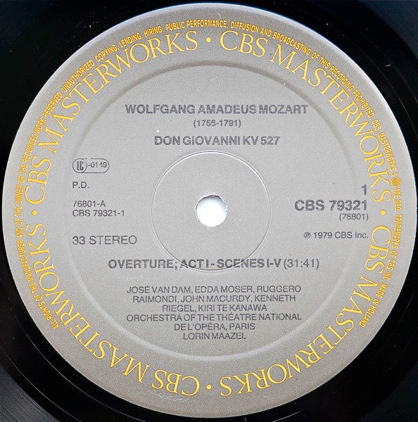 Wolfgang Amadeus Mozart - Ruggero Raimondi, Lorin Maazel : Don Giovanni (3xLP + Box)