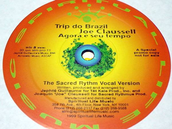 Joe Claussell : Agora E Seu Tempo (Alternate Demo Takes) (12", Promo)