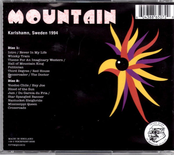 Mountain : Karlshamn, Sweden 1994 (2xCD, Album, RM)