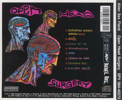 Alien Sex Fiend : Open Head Surgery (CD, Album)