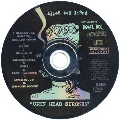 Alien Sex Fiend : Open Head Surgery (CD, Album)