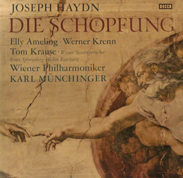 Joseph Haydn / Elly Ameling • Werner Krenn • Tom Krause • Wiener Staatsopernchor • Erna Spoorenberg • Robin Fairhurst, Wiener Philharmoniker, Karl Münchinger : Die Schöpfung (2xLP, Box)
