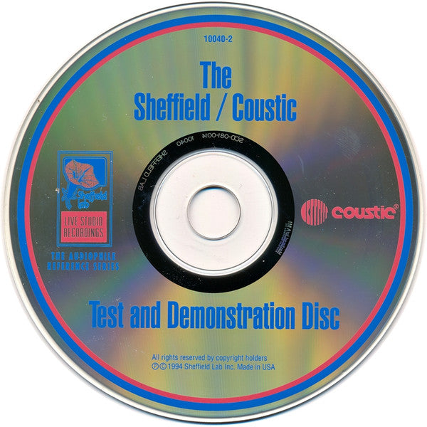 Various : The Sheffield / Coustic Set-up And Test Disc (CD, S/Edition)