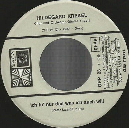 Hildegard Krekel : Griechisch-Römisch (7", Single)