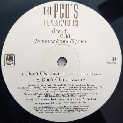 The PCD's (The Pussycat Dolls)* : Don't Cha (12")