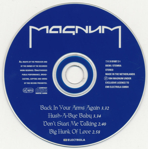 Magnum (3) : Back In Your Arms Again (CD, Maxi)