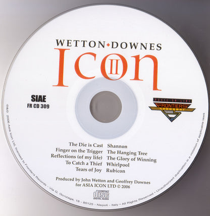 Wetton/Downes : Icon II: Rubicon (CD, Album)