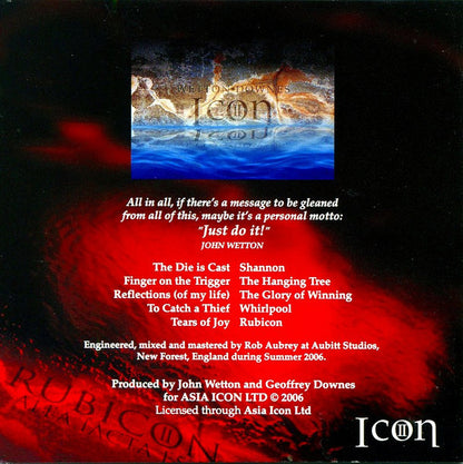 Wetton/Downes : Icon II: Rubicon (CD, Album)