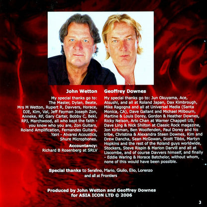 Wetton/Downes : Icon II: Rubicon (CD, Album)