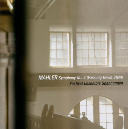 Gustav Mahler - Festival Ensemble Spannungen : Symphony No. 4 (Fassung Erwin Stein) (CD, Album)