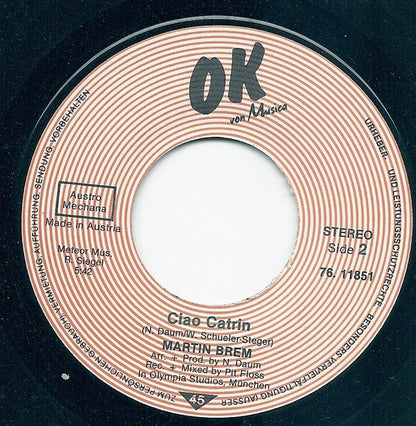 Martin Brem : In Der Hölle Gibt's Ein Zimmer (7", Single)