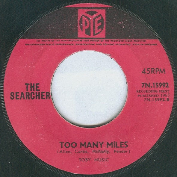 The Searchers : Take Me For What I'm Worth (7", Single)