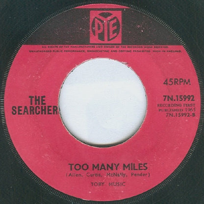 The Searchers : Take Me For What I'm Worth (7", Single)