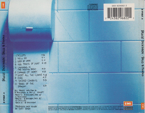 Bruce Dickinson : Balls To Picasso (CD, Album)