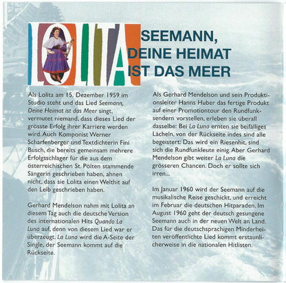Lolita (3) : Seemann, Deine Heimat Ist Das Meer (CD, Comp)
