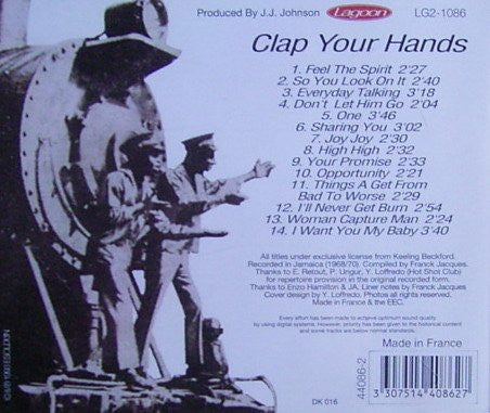 The Ethiopians : Clap Your Hands (CD, Comp)