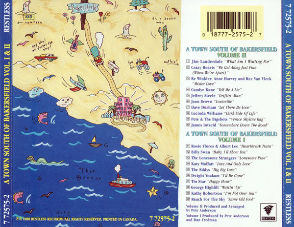 Various : A Town South Of Bakersfield Vol. I & II (CD, Comp)