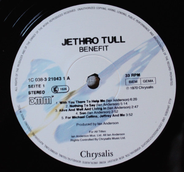 Jethro Tull : Benefit (LP, Album, RE, DMM)