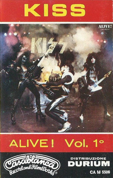Kiss : Alive! Vol. 1° (Cass, Album, RE)