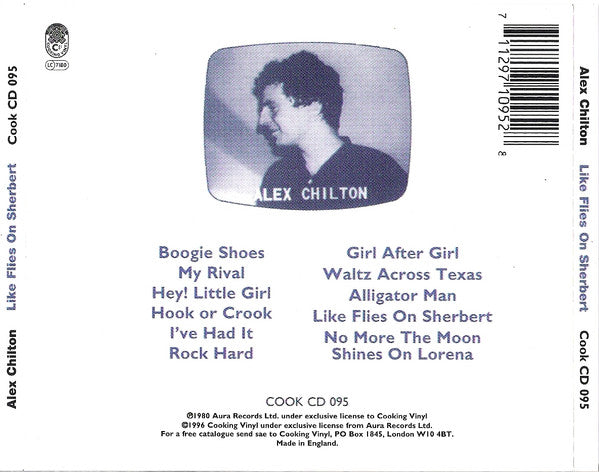 Alex Chilton : Like Flies On Sherbert (CD, Album, RE)