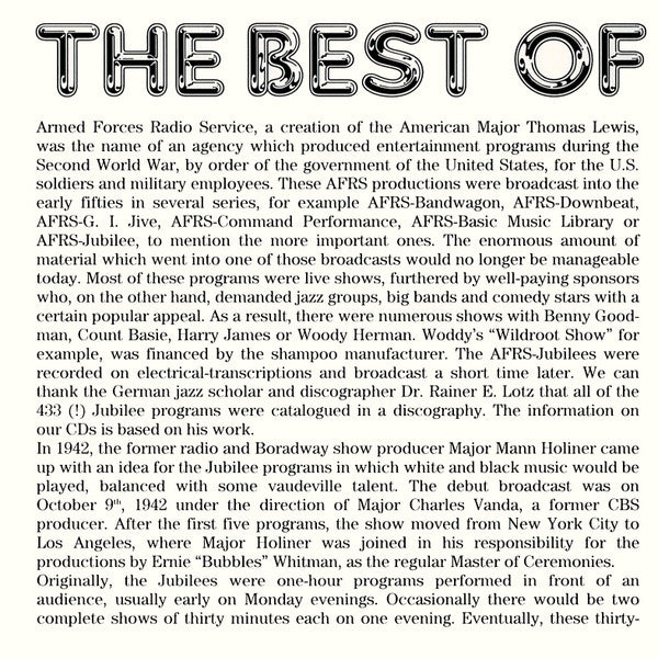 Various : The Best Of AFRS Jubilee, Volume 15 - No. 109 & 166 (CD, Comp)