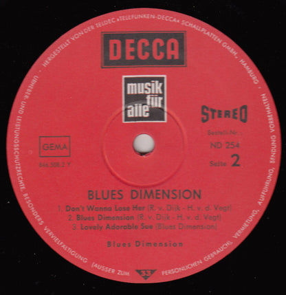 Blues Dimension : Blues Dimension (LP, Album)