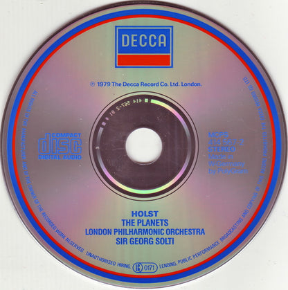 Gustav Holst, London Philharmonic Orchestra, Georg Solti : The Planets (CD, RM)